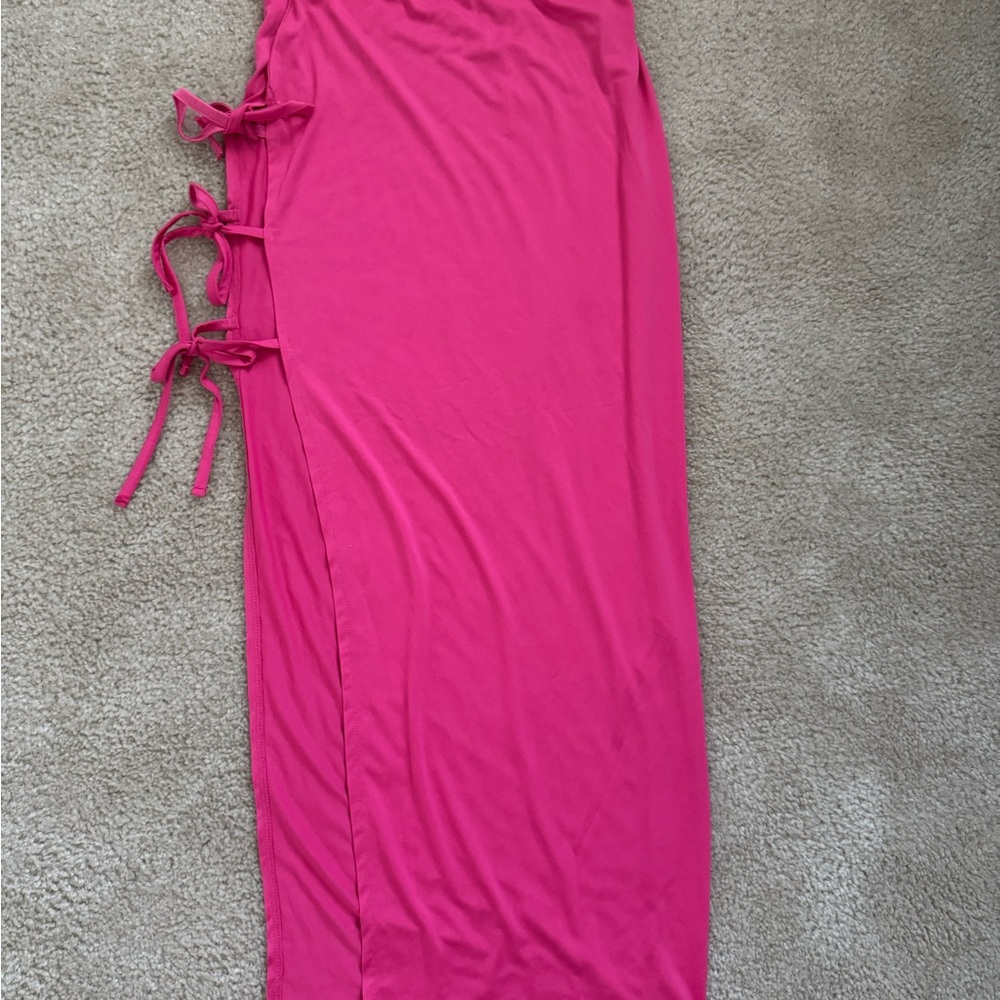 ASOS maxi skirt with split leg details